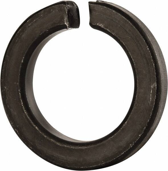 Value Collection - 1-5/8", 1.633" ID, 0.389" Thick Split Lock Washer - Grade 8 Spring Steel, Uncoated, 1.633" Min ID, 1.663" Max ID, 2.553" Max OD - Eagle Tool & Supply