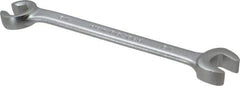 Proto - 1/2 x 1/2", Satin Finish, Combination Flare Nut Wrench - 6 Points, 6-7/16" OAL, Steel, Double End Head - Eagle Tool & Supply