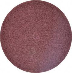 3M - 8" Fine Grade Aluminum Oxide Deburring Disc - 1/2" Center Hole, Arbor Connection, Maroon, 3,000 Max RPM - Eagle Tool & Supply