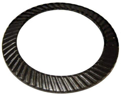 Gardner Spring - 0.331" ID, Steel, Belleville Disc Spring - 0.512" OD, 0.055" High, 0.031" Thick - Eagle Tool & Supply