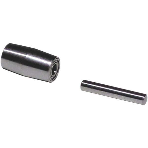 Dynabrade - 5/8" Diam x 5/8" Wide Contact Wheel - Crowned, Steel Face - Eagle Tool & Supply