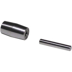 Dynabrade - 5/8" Diam x 5/8" Wide Contact Wheel - Crowned, Steel Face - Eagle Tool & Supply