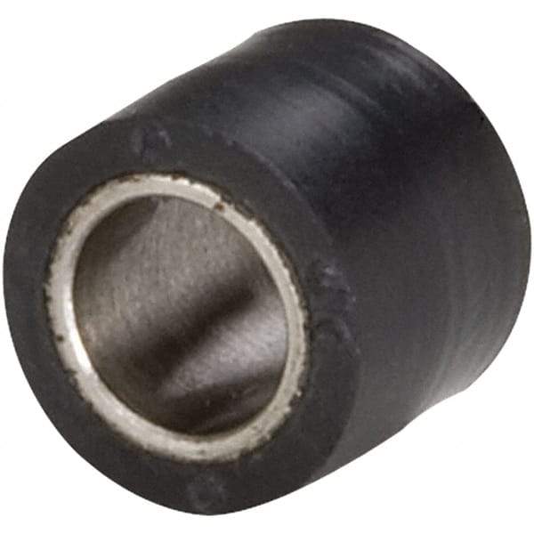 Dynabrade - 3/8" Diam x 3/8" Wide Contact Wheel - Crowned, 70 Duro Rubber Face - Eagle Tool & Supply