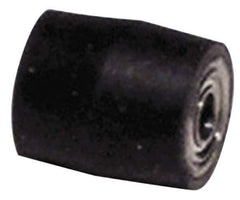 Dynabrade - 5/16" Diam x 3/8" Wide Contact Wheel - Crowned, 50 Duro Rubber Face - Eagle Tool & Supply