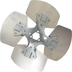 Made in USA - 10" Blade Diam, Commercial Fan Blade - Clockwise Rotation, 4 Blades - Eagle Tool & Supply