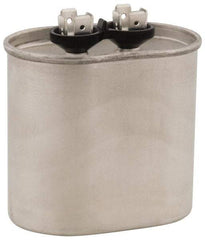 Value Collection - 55 Microfarad Motor Capacitor - 440 Volts, 2.91" Wide x 1.91" Deep x 4-3/4" High - Eagle Tool & Supply