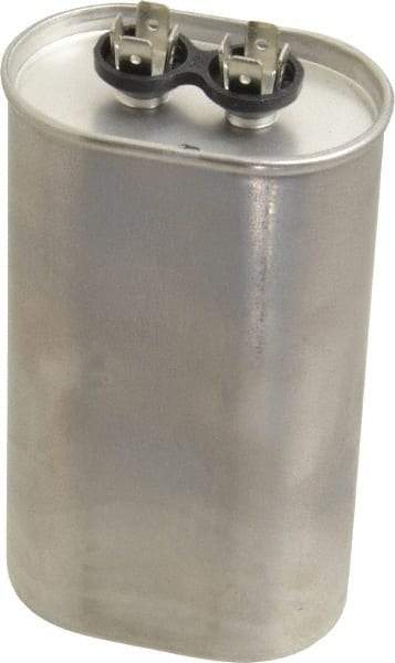 Value Collection - 35 Microfarad Motor Capacitor - 440 Volts, 2.91" Wide x 1.91" Deep x 3-3/4" High - Eagle Tool & Supply