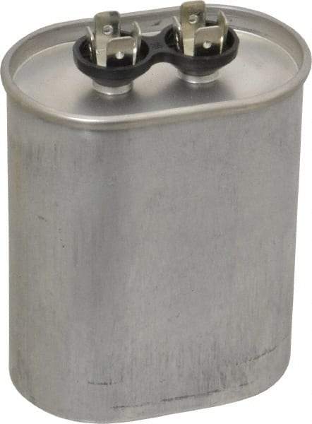 Value Collection - 40 Microfarad Motor Capacitor - 440 Volts, 2.91" Wide x 1.91" Deep x 4-3/4" High - Eagle Tool & Supply