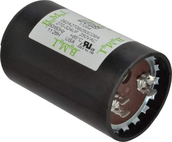 Value Collection - 270-324 Microfarad Motor Capacitor - 250 Volts - Eagle Tool & Supply