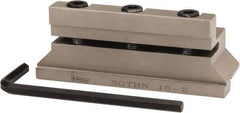 Iscar - Tool Block Style SGTBN, 19mm Blade Height, 76mm OAL, 30mm OAH, Indexable Cutoff Blade Tool Block - 16mm Shank Height, 16mm Shank Width, Reversible, Through Coolant, Series Self Grip - Eagle Tool & Supply