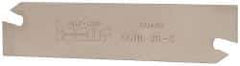 Iscar - 1.0236" Blade Height, 1/16" Blade Width, 4.3307" OAL, Right Hand Cut, Double End Indexable Cut-Off Blade - SGIH Blade, Self Grip Series - Eagle Tool & Supply