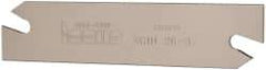 Iscar - 1.0236" Blade Height, 0.0945" Blade Width, 4.3307" OAL, Right Hand Cut, Double End Indexable Cut-Off Blade - SGIH Blade, Self Grip Series - Eagle Tool & Supply