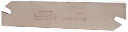 Iscar - 1.2598" Blade Height, 1/8" Blade Width, 5.9055" OAL, Right Hand Cut, Double End Indexable Cut-Off Blade - SGIH Blade, Self Grip Series - Eagle Tool & Supply