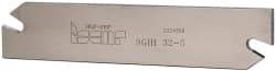 Iscar - 1.2598" Blade Height, 0.1575" Blade Width, 5.9055" OAL, Right Hand Cut, Double End Indexable Cut-Off Blade - SGIH Blade, Self Grip Series - Eagle Tool & Supply