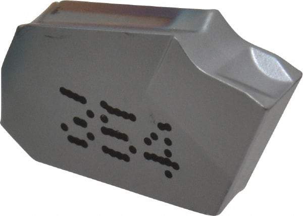 Iscar - GTR3 IC354 Grade, 0.122" Cutting Width, Carbide Cutoff Insert - 8° Right Hand Lead Angle, 0.0079" Cnr Rad, TiCN Coated, Single End - Eagle Tool & Supply