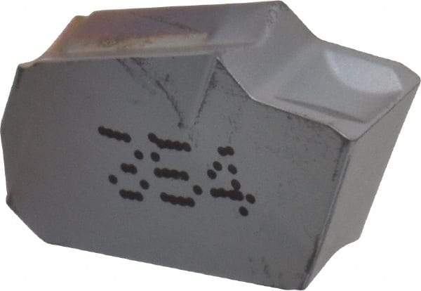 Iscar - GTN4 IC354 Grade, 0.1614" Cutting Width, Carbide Cutoff Insert - 0° Neutral Lead Angle, 0.0094" Cnr Rad, TiCN Coated, Single End - Eagle Tool & Supply