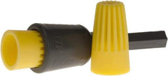 Thomas & Betts - 1, 14 + & 2, 18 to 1, 10 + 2, 14 AWG, 600 Volt, Corrosion Resistant, Standard Twist on Wire Connector - Yellow - Eagle Tool & Supply