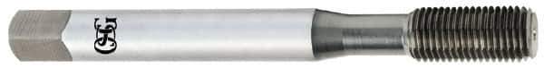 OSG - 3/8-24 UNF H12 Thread Limit Plug Thread Forming Tap - Cobalt, TiCN Finish, 2-15/16" OAL, 1-1/4" Thread Length, Right Hand Thread, Series HY-PRO NRT - Eagle Tool & Supply