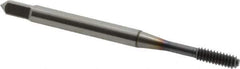 OSG - #4-40 UNC H5 Thread Limit Bottoming Thread Forming Tap - Cobalt, TiCN Finish, 1-7/8" OAL, 9/16" Thread Length, Right Hand Thread, Series HY-PRO NRT - Eagle Tool & Supply