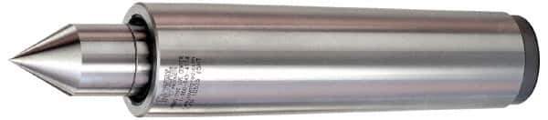 Royal Products - MT5 Taper Shank, 1-3/4" Head Diam 3,125 Lb Capacity Live Center - 4,500 Max RPM, 3/16" Head Length, 1.0938" Point Diam, 2" Point Len, 2,340 Lb Max Workpc, 8-1/16" OAL, Standard Point - Eagle Tool & Supply