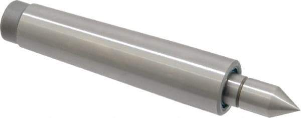 Royal Products - MT2 Taper Shank, 0.7" Head Diam 690 Lb Capacity Live Center - 5,000 Max RPM, 1/8" Head Length, 0.39" Point Diam, 7/8" Point Len, 540 Lb Max Workpc, 3-15/16" OAL, Standard Point - Eagle Tool & Supply