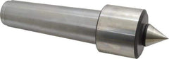 Royal Products - MT5 Taper Shank, 2.45" Head Diam 5,740 Lb Capacity Live Center - 4,500 Max RPM, 2.03" Head Length, 1-1/8" Point Diam, 1-3/16" Point Len, 750 Lb Max Workpc, 8-13/16" OAL, Standard Point - Eagle Tool & Supply