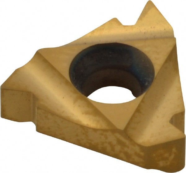 Carmex - 16 IR 8UN P25C/GOLD Carbide Laydown Threading Insert - Eagle Tool & Supply