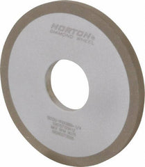 Norton - 4" Diam x 1-1/4" Hole x 1/4" Thick, 120 Grit Surface Grinding Wheel - Diamond, Type 1A1, Fine Grade, Resinoid Bond - Eagle Tool & Supply