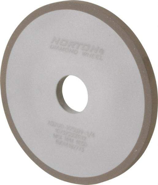 Norton - 6" Diam x 1-1/4" Hole x 3/8" Thick, 120 Grit Surface Grinding Wheel - Diamond, Type 1A1, Fine Grade, Resinoid Bond - Eagle Tool & Supply