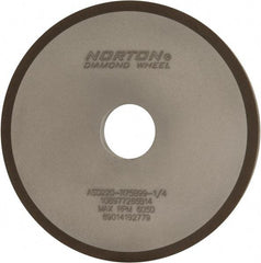 Norton - 6" Diam x 1-1/4" Hole x 1/2" Thick, 220 Grit Surface Grinding Wheel - Diamond, Type 1A1, Very Fine Grade, Resinoid Bond - Eagle Tool & Supply