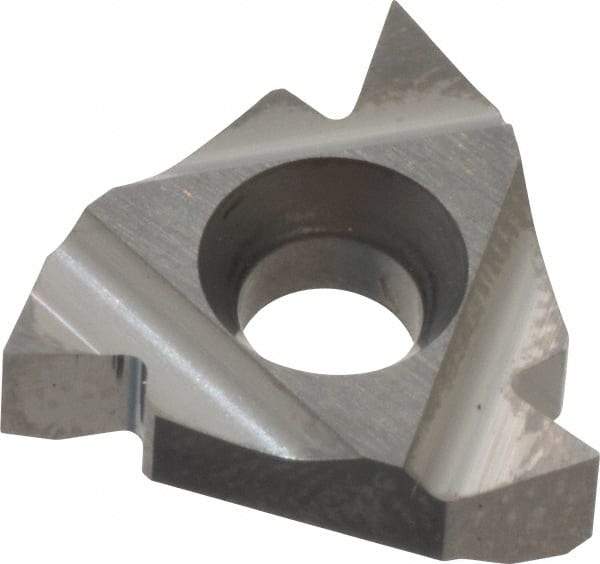Carmex - 16IR Internal Right Hand 48-8 Partial Profile 60° Laydown Threading Insert - Grade P30, Uncoated Coated Carbide - Eagle Tool & Supply