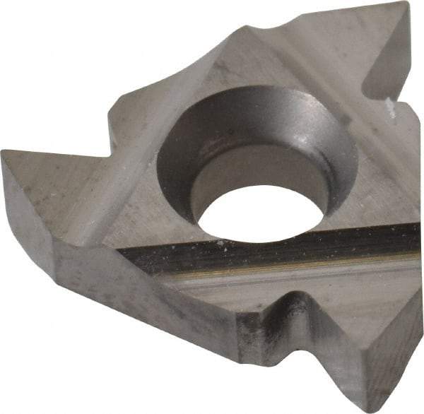 Carmex - 16ER External Right Hand 14-8 Partial Profile 60° Laydown Threading Insert - Grade P30, Uncoated Coated Carbide - Eagle Tool & Supply