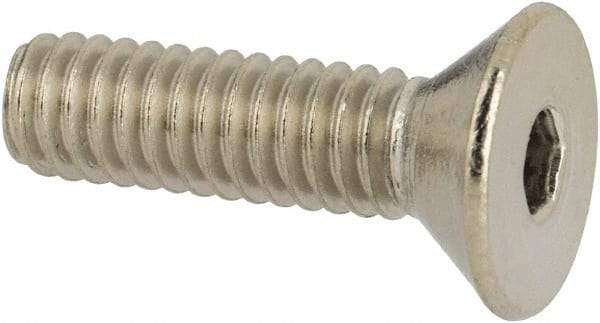 Value Collection - #8-32 UNC Hex Socket Drive, 82° Flat Screw - Grade 316 Stainless Steel, 5/8" OAL - Eagle Tool & Supply