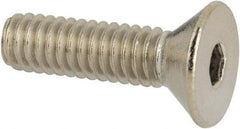 Value Collection - #8-32 UNC Hex Socket Drive, 82° Flat Screw - Grade 316 Stainless Steel, 5/8" OAL - Eagle Tool & Supply