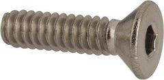 Value Collection - #10-24 UNC Hex Socket Drive, 82° Flat Screw - Grade 316 Stainless Steel, 3/4" OAL - Eagle Tool & Supply
