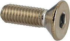 Value Collection - #10-32 UNF Hex Socket Drive, 82° Flat Screw - Grade 316 Stainless Steel, 5/8" OAL - Eagle Tool & Supply