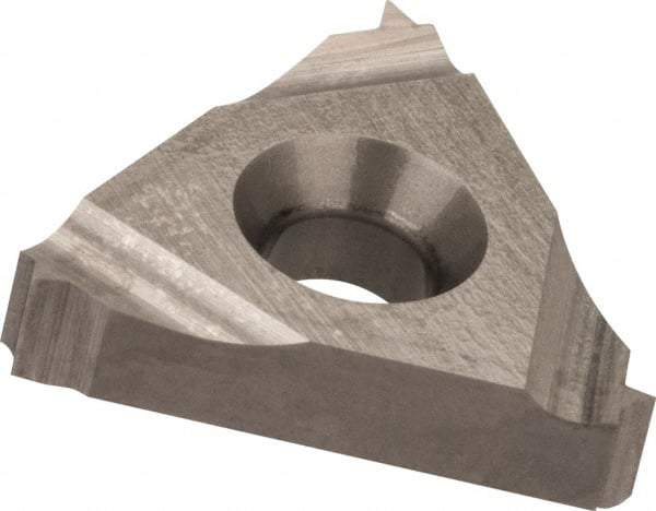 Carmex - 16IR Internal Right Hand 20 UN Laydown Threading Insert - Grade P30, Uncoated Coated Carbide - Eagle Tool & Supply