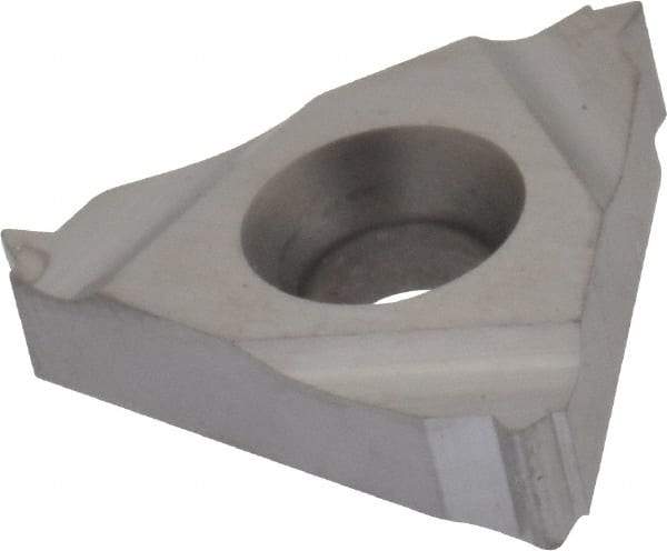 Carmex - 16ER External Right Hand 18 UN Laydown Threading Insert - Grade P30, Uncoated Coated Carbide - Eagle Tool & Supply