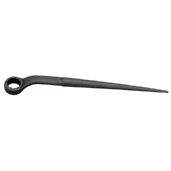 Martin Tools - 2-9/16", 12 Point, Black Finish, Single End, Spud Handle Box Wrench - Eagle Tool & Supply