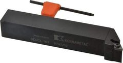 Kennametal - SDJC, Left Hand Cut, 3° Lead Angle, 1" Shank Height x 1" Shank Width, Neutral Rake Indexable Turning Toolholder - 6" OAL, DC..32.5. Insert Compatibility, Series Screw-On - Eagle Tool & Supply