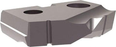 Allied Machine and Engineering - 22mm Diam x 5/32" Thick, Seat Code 1, 90° Included Angle Spade Drill Insert - TiAlN Coated, Cobalt, Grade Super Cobalt, Series T-A - Eagle Tool & Supply