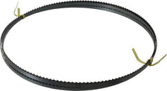 Starrett - 4 TPI, 16' Long x 3/8" Wide x 0.025" Thick, Welded Band Saw Blade - Carbon Steel, Toothed Edge, Raker Tooth Set, Flexible Back, Contour Cutting - Eagle Tool & Supply