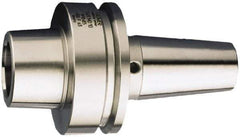 HAIMER - 25mm Hole Diam, HSK63F Taper Shank Shrink Fit Tool Holder & Adapter - 130mm Projection, 44mm Nose Diam, 58mm Clamping Depth, 25,000 RPM - Exact Industrial Supply