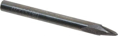 Accupro - 10° Taper Angle per Side, 3/32" Small End Diam, 0.308" LOC, Solid Carbide 2 Flute Tapered Ball End Mill - 2" OAL, 3/16" Shank Diam, Spiral Flute - Eagle Tool & Supply