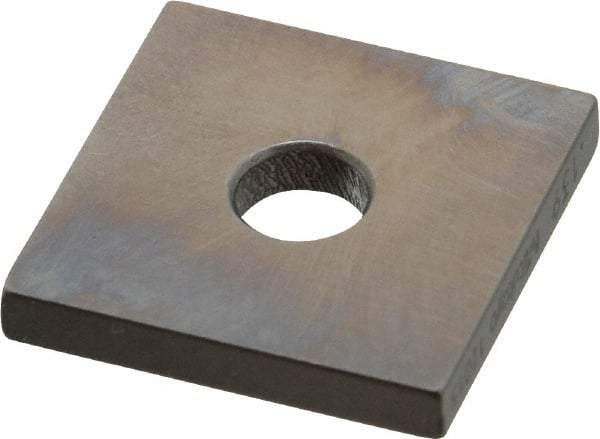 Mitutoyo - 0.139" Square Steel Gage Block - Accuracy Grade 0, Includes Certificate of Inspection - Eagle Tool & Supply