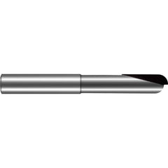 Harvey Tool - 1/8" Diam, 1/4" LOC, 1 Flute Brazed Solid Carbide Ball End Mill - Exact Industrial Supply