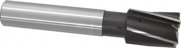 Value Collection - 1-11/16" Diam, 1-1/4" Shank, Diam, 5 Flutes, Straight Shank, Interchangeable Pilot Counterbore - Eagle Tool & Supply