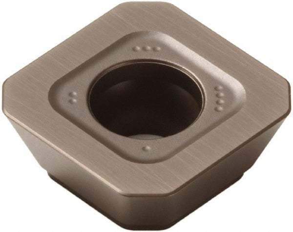 Seco - SEEX1204 MD18 Grade T350M Carbide Milling Insert - TiCN/Al2O3 Finish, 0.187" Thick, 1/2" Inscribed Circle - Eagle Tool & Supply