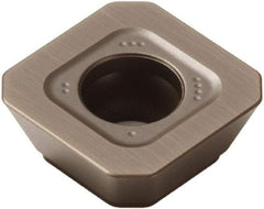 Seco - SEEX1204 MD18 Grade T350M Carbide Milling Insert - TiCN/Al2O3 Finish, 0.187" Thick, 1/2" Inscribed Circle - Eagle Tool & Supply