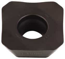 Seco - SEEX1204 M10 Grade T350M Carbide Milling Insert - TiCN/Al2O3 Finish, 0.187" Thick, 1/2" Inscribed Circle - Eagle Tool & Supply
